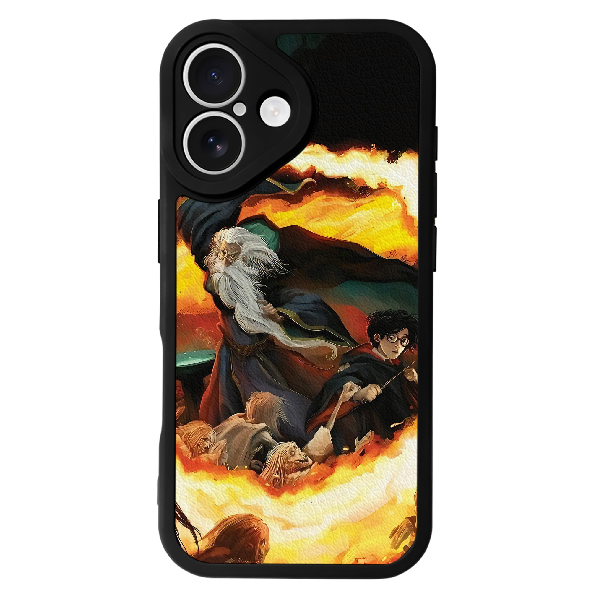 （画像用） Harry Potter ハリー・ポッターシリーズ 【iPhone 16シリーズ対応】シリコンスマホケース（レザー調） 材質：シリコン